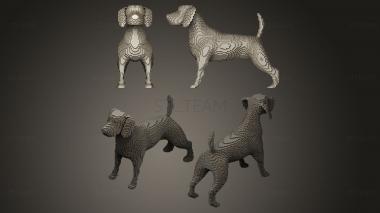 3D model doggy from cubes (STL)